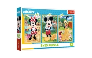 Dėlionė - 3x50 - Pelės atostogauja - Disney - Trefl 34881-Žaislai, Dėlionės, Dėlionės iki 500 detalių-e-vaikas
