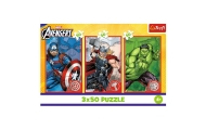 Dėlionė - 3x50 - Jūsų herojus / Disney Marvel The Avengers Trefl 34891
