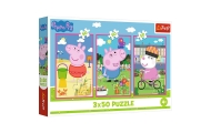 Puzzle - 3x50 - Siła przyjaźni / Peppa PigMix 70% 34877