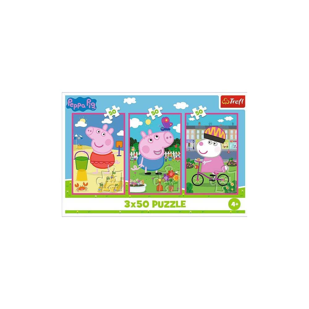 Puzzle - 3x50 - Siła przyjaźni / Peppa PigMix 70% 34877