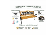 Medinis metalinis sodo suoliukas su atlošu