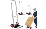 Aliuminio sulankstomi sandėlio vežimėliai 90 kg