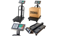 Waga Elektroniczna LCD Platformowa Magazynowa Dokładność do 20g 200kg