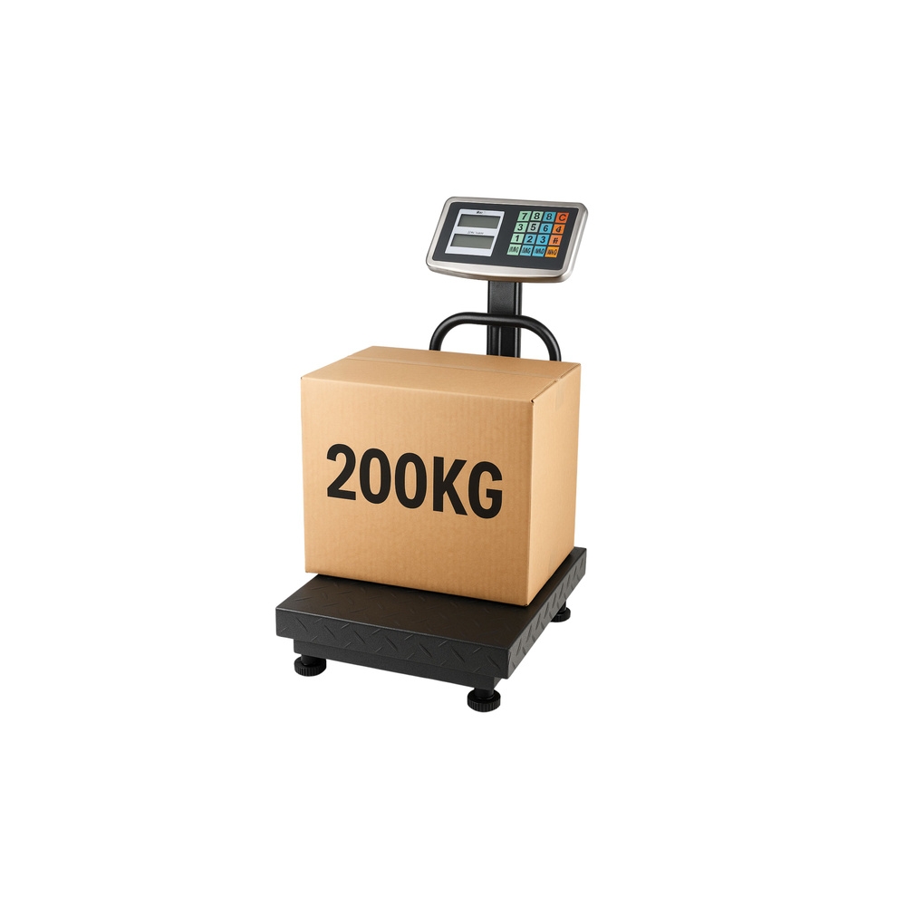 Elektroninės svarstyklės LCD platforma Sandėlio tikslumas iki 20g 200kg-Namai, laisvalaikis, turizmas, Namų apyvokos prekės-e-va