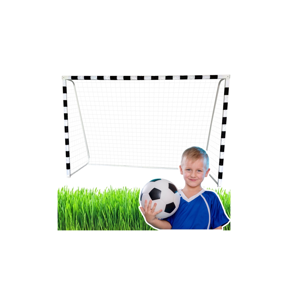 Futbolo treniruočių vartai su kvadratiniu rėmu 300x200x110cm