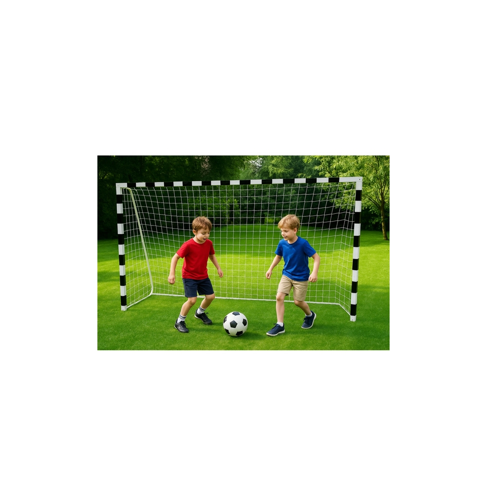 Futbolo treniruočių vartai su kvadratiniu rėmu 300x200x110cm