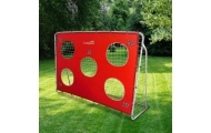 Futbolo treniruočių vartai su kilimėliu Raudona 213x152x75cm