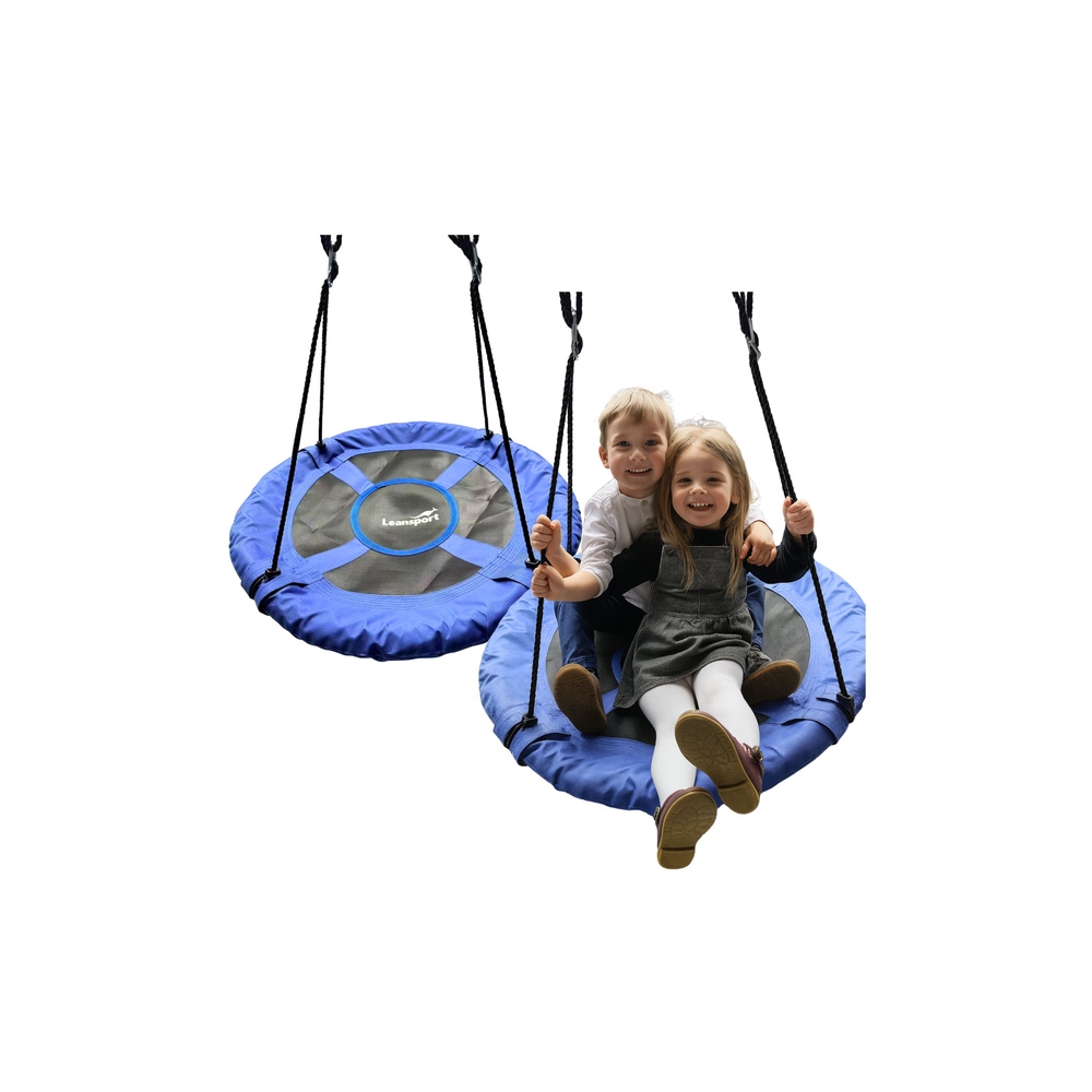 Vaikų sodo sūpynės Gandro lizdas, mėlyna 80cm