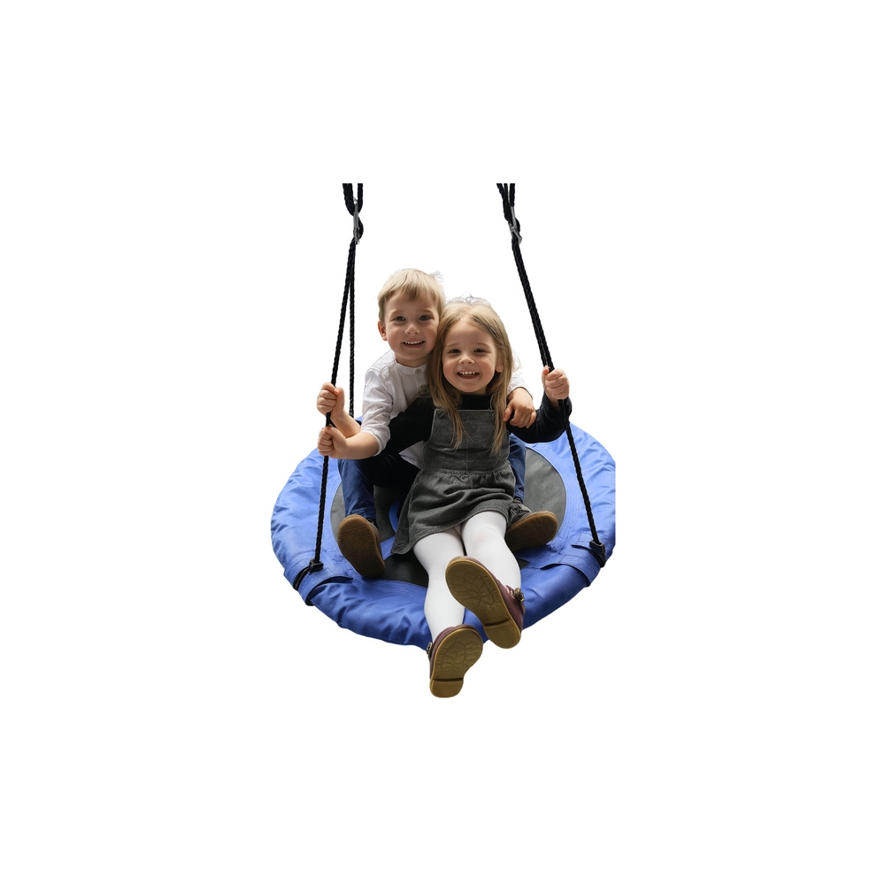 Vaikų sodo sūpynės Gandro lizdas, mėlyna 80cm