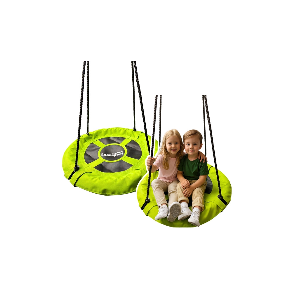 Huśtawka Ogrodowa Bocianie Gniazdo Dla Dzieci Zielona 60cm