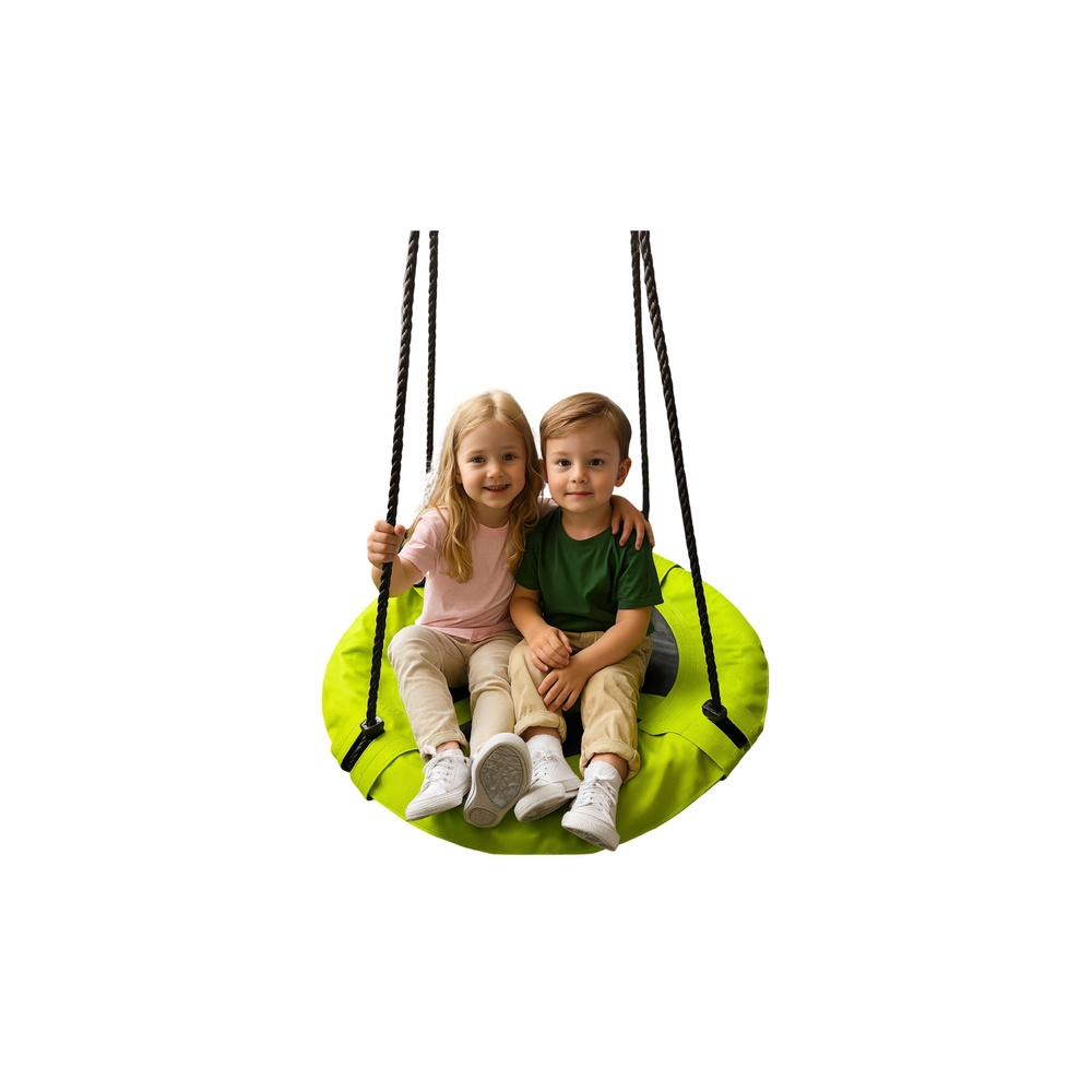 Huśtawka Ogrodowa Bocianie Gniazdo Dla Dzieci Zielona 60cm