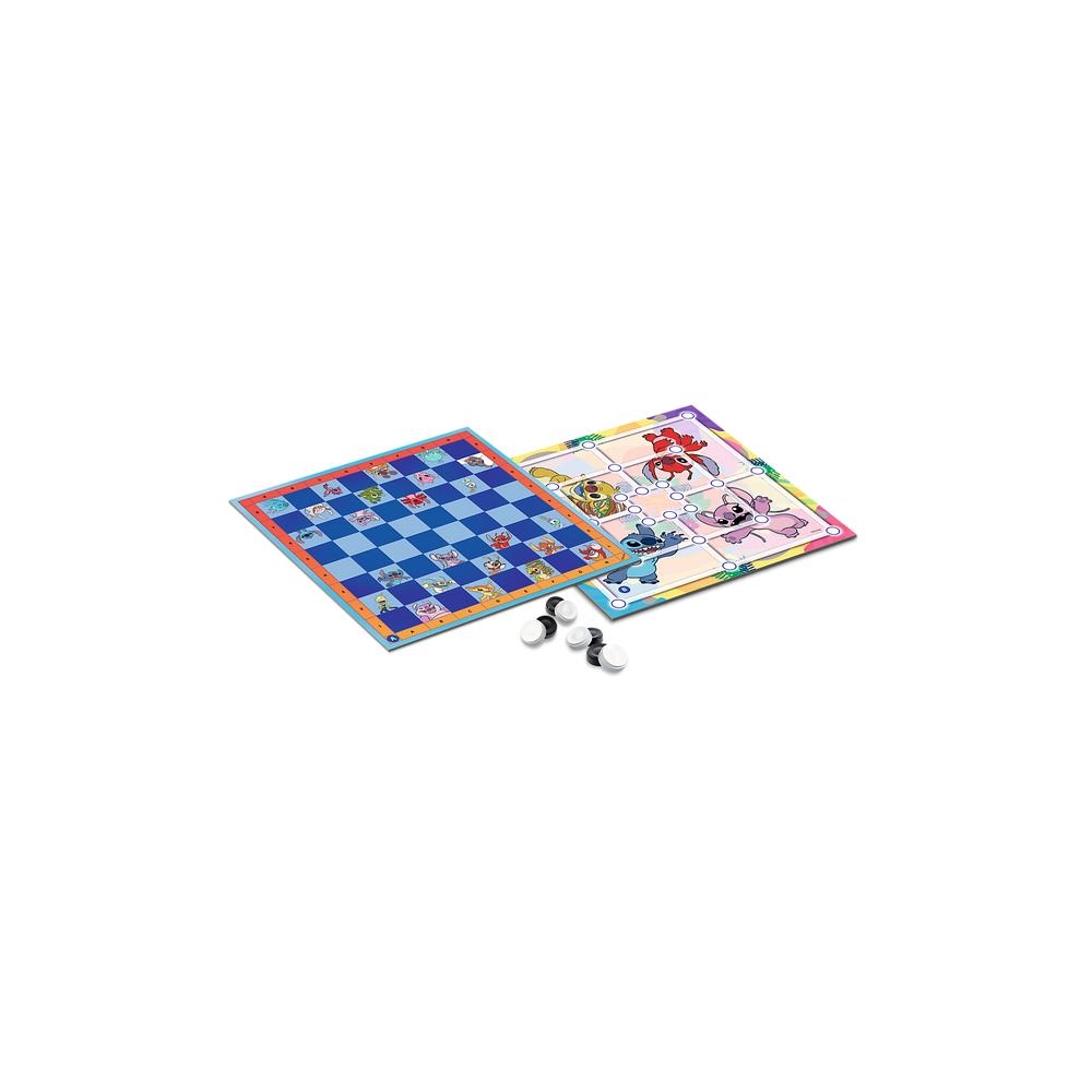 Stalo žaidimas Šaškės ir malūnėlis Lilo & Stitch Trefl 02799-Žaislai, Stalo žaidimai, Įvairūs stalo žaidimai-e-vaikas