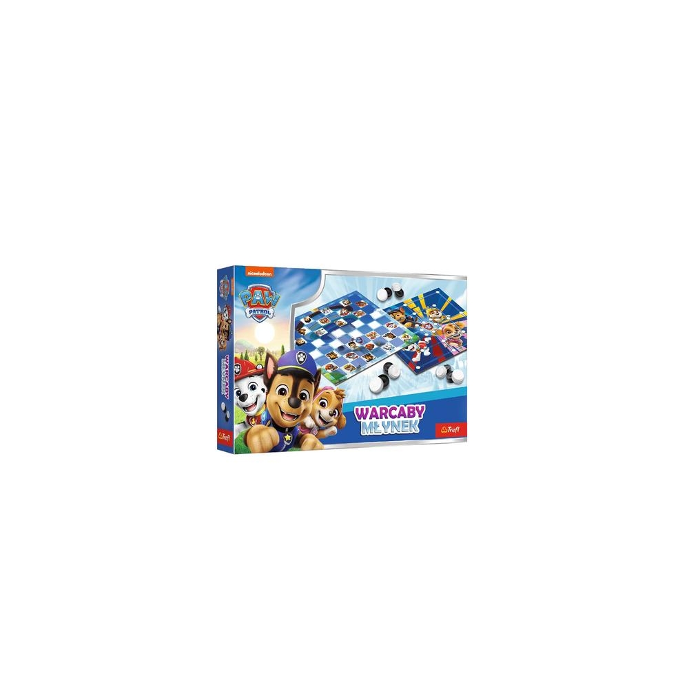 "Paw Patrol" šaškių ir malūnėlio žaidimas Trefl 02798