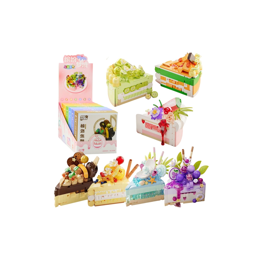 Konstruktorius Tortas – papuoštas desertas, 292–357 el. MIX 1 vnt-Žaislai, Konstruktoriai, Lego, statybiniai blokai-e-vaikas