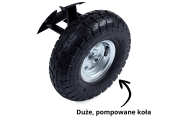 Wózek Ogrodowy Transportowy Wyjmowana Odchylana Taca Zielony 120 kg