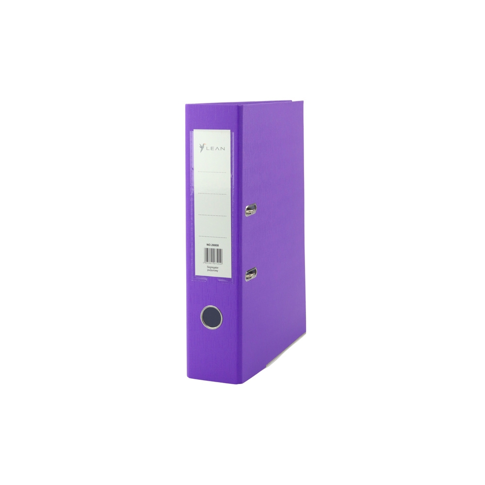 Dokumentų aplankas A4/80 mm sverto mechanizmo jungiamosios detalės Violetinės spalvos