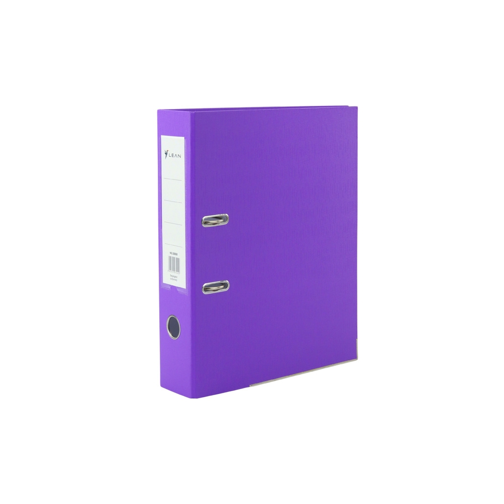 Dokumentų aplankas A4/80 mm sverto mechanizmo jungiamosios detalės Violetinės spalvos
