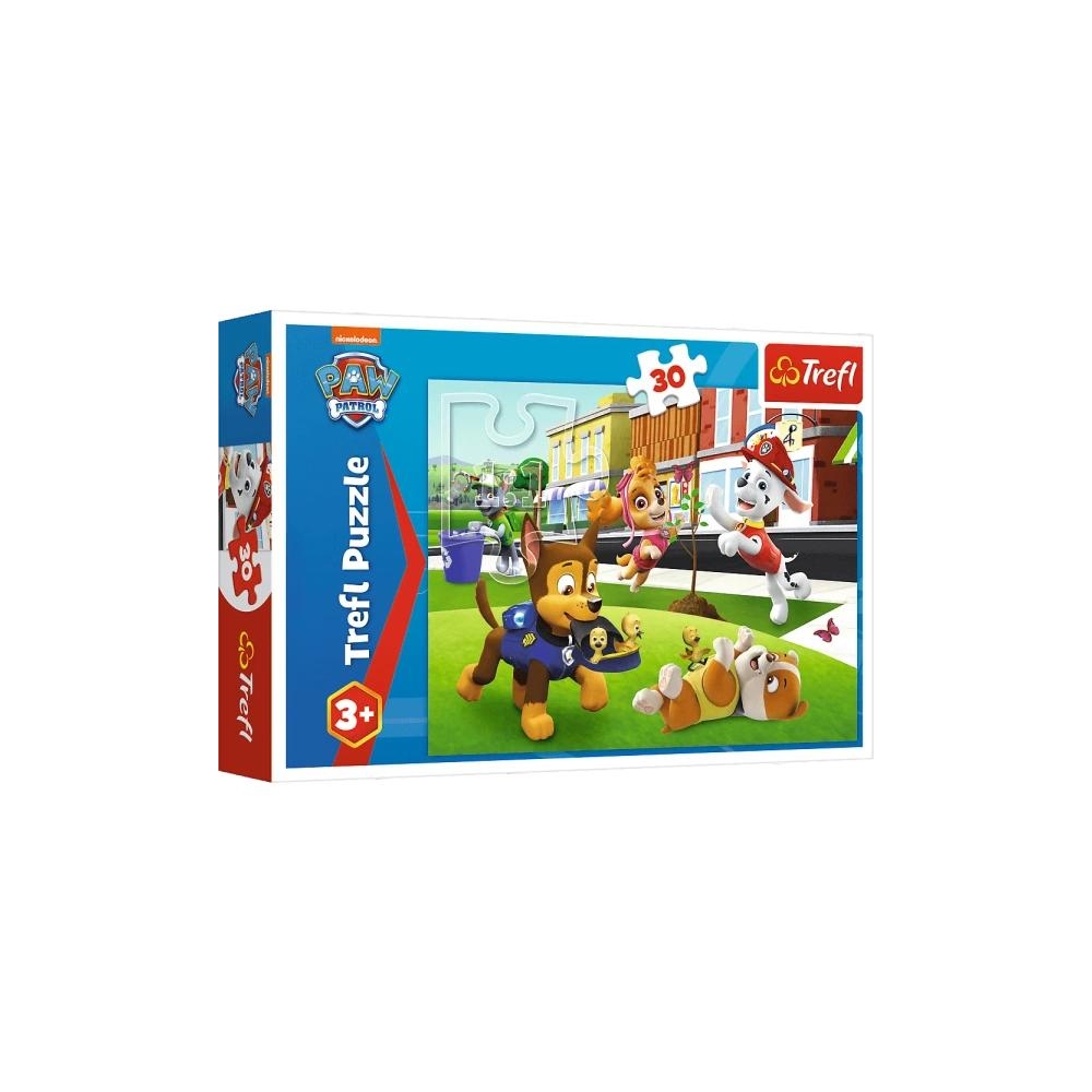 Dėlionė - 30 - Veiksmingi šunys - Psi patrulis - Trefl 18306