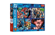 Dėlionė - 4x250 - Supermeno drąsa - Warner Superman Trefl 13340