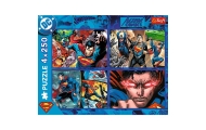 Puzzle - 4x250 - Superman's Courage - Warner Superman Trefl 13340