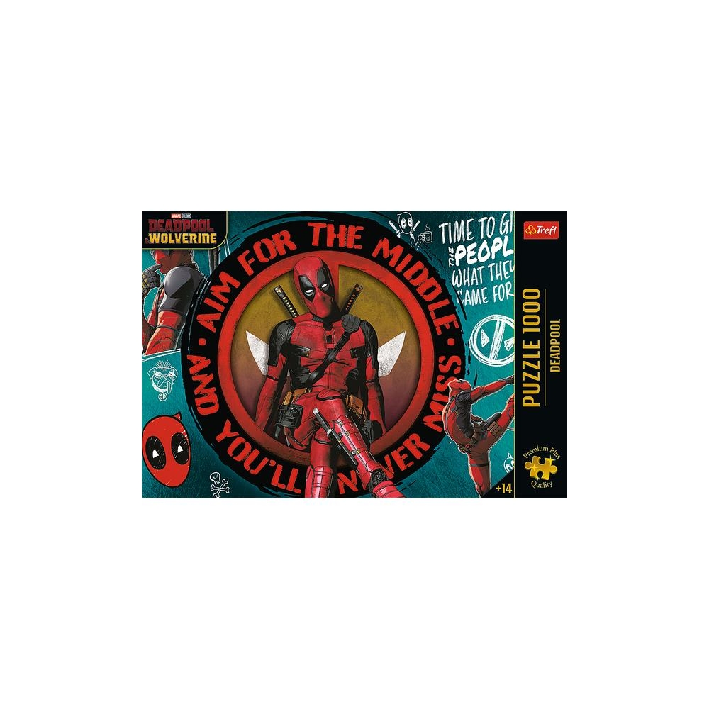 Dėlionė - 1000 Premium Plus - Deadpool Trefl - 10835