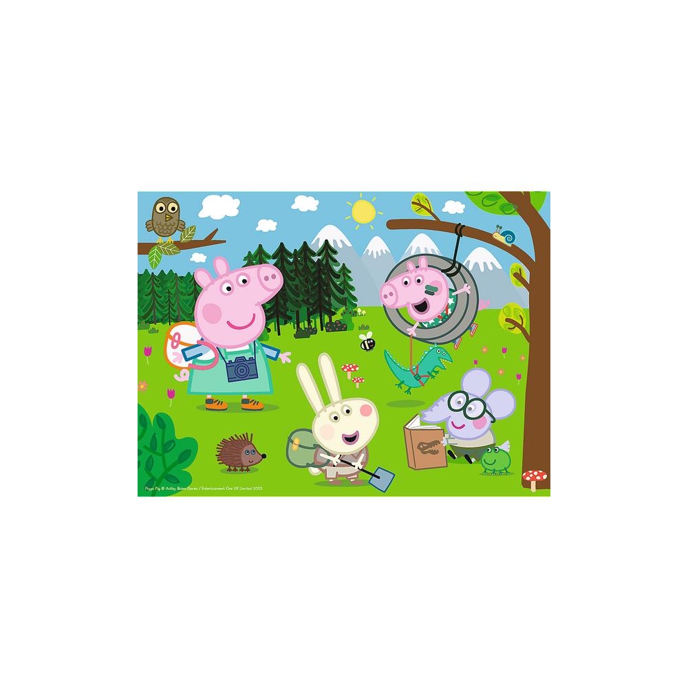 Dėlionė – 30 – Išvyka į mišką – Peppa Pig – Trefl 18245-Žaislai, Dėlionės, Dėlionės iki 500 detalių-e-vaikas