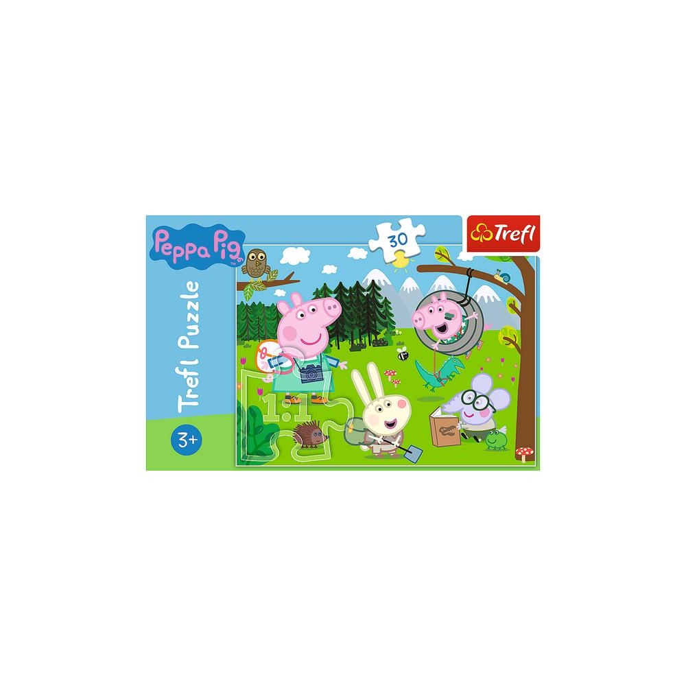 Puzzle - 30 - Leśna wyprawa - Świnka Peppa - Trefl 18245