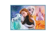 Dėlionė – 4-in-1 (12, 15, 20, 24) – Nuostabus „Frozen“ pasaulis – Ledo karalystė – Trefl 34381-Žaislai, Dėlionės, Dėlionės iki 5