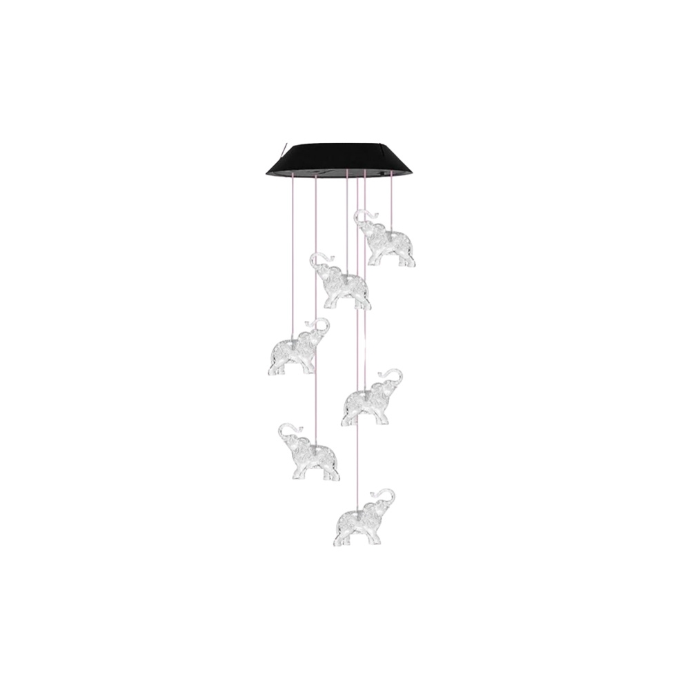 Saulės sodo žibintai LED varpeliai Drambliai Spalvoti 70cm-Namai, laisvalaikis, turizmas, Sodas - daržas-e-vaikas