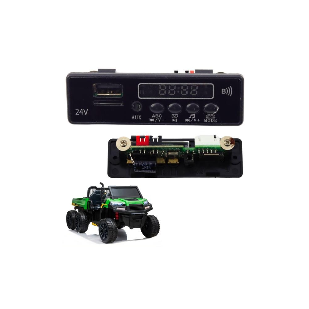 Muzikinis skydelis 24V - A730-2-Elektromobilių dalys, LCD, MP4, muzikos skydeliai-e-vaikas