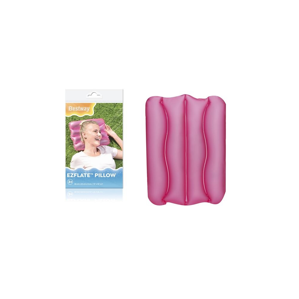 Pripučiama pagalvė 38 x 25 cm rožinė Bestway 52127