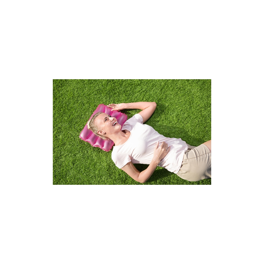 Pripučiama pagalvė 38 x 25 cm rožinė Bestway 52127
