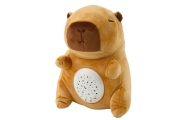 Pliušinis talismanas Capybara Žvaigždžių projektorius Lullabies Sounds Brown-Miegui, Migdukai ir karuselės, Miego žaislai-e-vaik