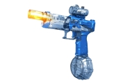 Elektryczny Pistolet Broń na Wodę Akumulator Światła Niebieski