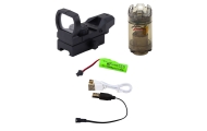 Elektryczny Pistolet Na Wodę M416 Podświetlany Celownik 450 ml 8-10 m