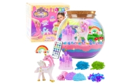 Zestaw Kreatywny DIY Terrarium z Kolorowym Jednorożcem Lampka LED Pilot