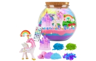 Zestaw Kreatywny DIY Terrarium z Kolorowym Jednorożcem Lampka LED Pilot