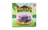 Zestaw Kreatywny Terrarium z Dinozaurami Lampka Nocna Kopuła Dźwięki DIY