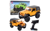 Nuotoliniu būdu valdomas visureigis RC Jeep Wrangler Rock Crawler Orange 1:14