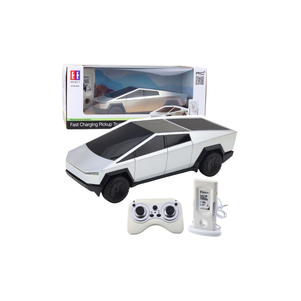 Samochód Zdalnie Sterowany RC Pickup Truck 4 Tryby Jazdy Srebrny