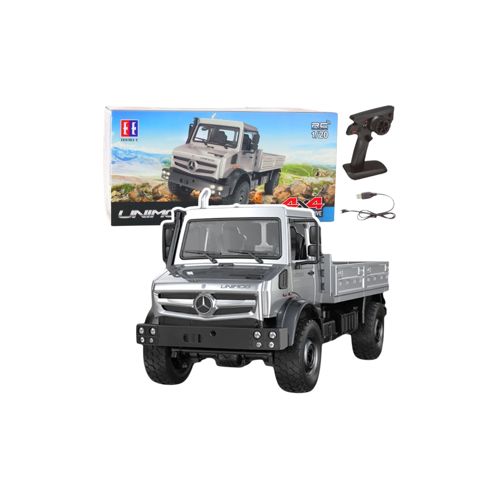 Mercedes Unimog visureigis RC 4x4 1:20-Žaislai, Auto ir transporto žaislai, Valdomos radijo bangomis-e-vaikas
