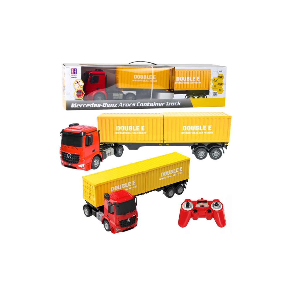 Nuotoliniu būdu valdomas RC sunkvežimis "Mercedes-Benz Arocs" 1:26-Žaislai, Auto ir transporto žaislai, Valdomos radijo bangomis