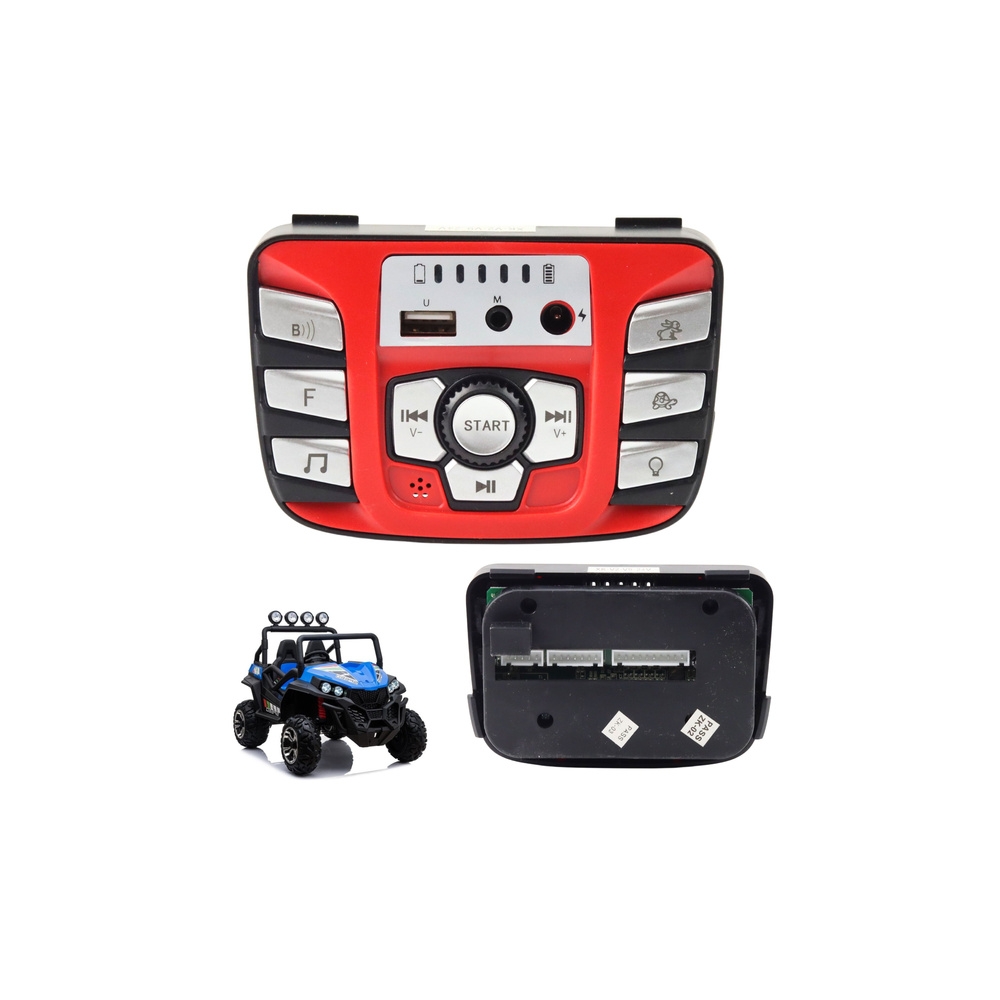 Muzikinis skydelis akumuliatoriumi varomai transporto priemonei S2588-Elektromobilių dalys, LCD, MP4, muzikos skydeliai-e-vaikas