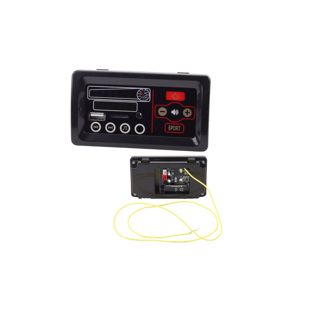 Muzikinis skydelis akumuliatoriumi varomai transporto priemonei - 12 V-Elektromobilių dalys, LCD, MP4, muzikos skydeliai-e-vaika