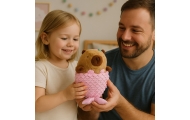 Pliušinė Capybara undinė Mermaid Pink 28cm