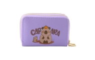 Dviejų skyrių piniginė Capybara 12,5 x 8,5 cm, violetinė-Drabužiai ir aksesuarai, Aksesuarai, Rankinės, kuprinės, lagaminai-e-va