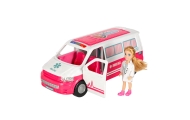 Mobilny Szpital Karetka Ambulans 2W1 Lalka Doktor Akcesoria Medyczne