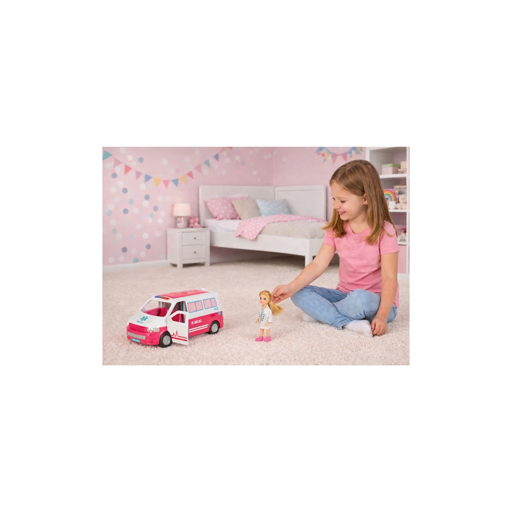 Mobilus ligoninės greitosios pagalbos automobilis su lėle 2W1 Daktaras-Žaislai, Lėlės ir jų priedai, Lėlės-e-vaikas