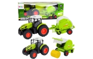 Traktor Rolniczy Farmerski Zdalnie Sterowany RC Z Prasą Do Balotów 1:24