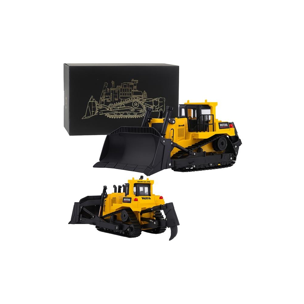 Buldozeris ekskavatorius Huina Metalinis statybinis modelis 1:50-Žaislai, Auto ir transporto žaislai, Traktoriai-e-vaikas